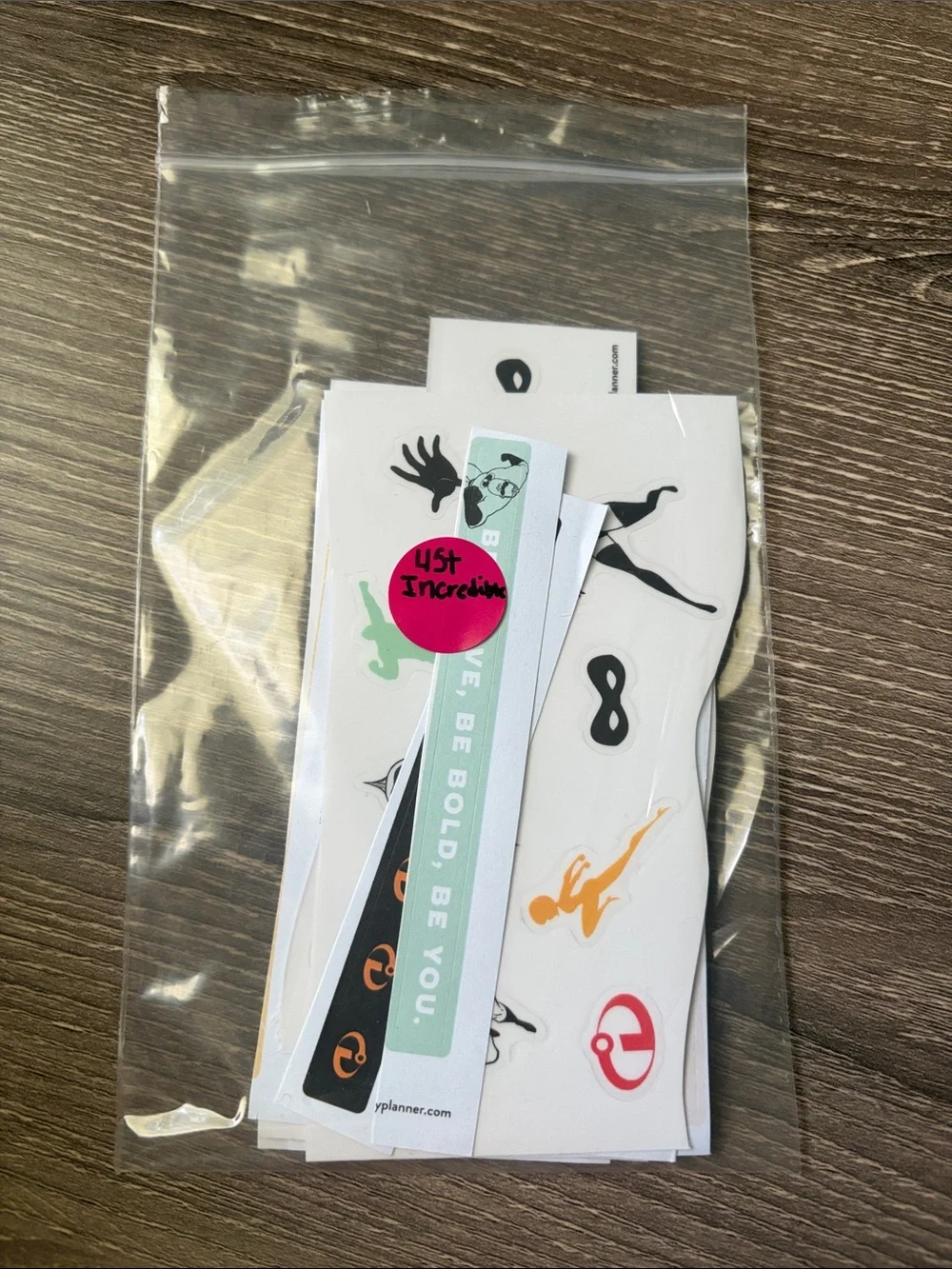 ❤️ $3 Disney The Incredibles Not So Mystery Happy Planner Sticker Set